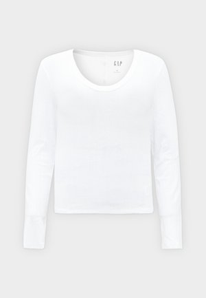 GAP, LUXE MOD SCOOP  - Блуза с дълги ръкави - fresh white