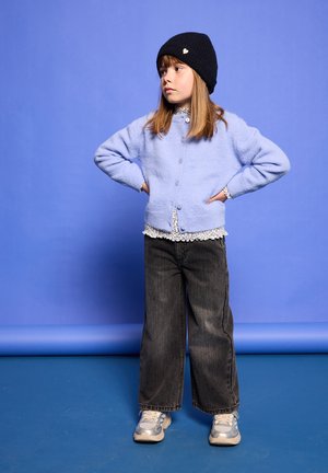 Vertbaudet, VERTBAUDET BUTTON-THROUGH CARDIGAN WITH LONG SLEEVES FOR GIRLS - Cardigan - blue