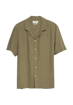 s.Oliver, HEMD - Chemise - tannengrün