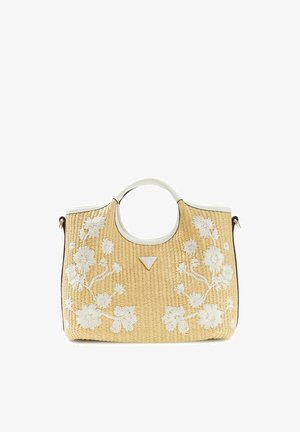 Guess, KIRSTEN MINI SATCHEL - Bolso de mano - cream white