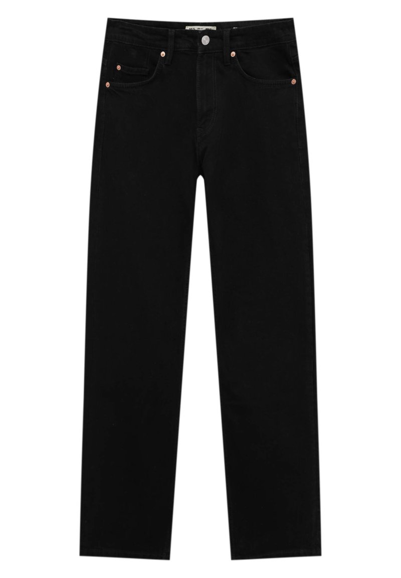 PULL&BEAR Straight leg jeans gemêleerd zwart PULL&BEAR Straight leg jeans gemêleerd zwart