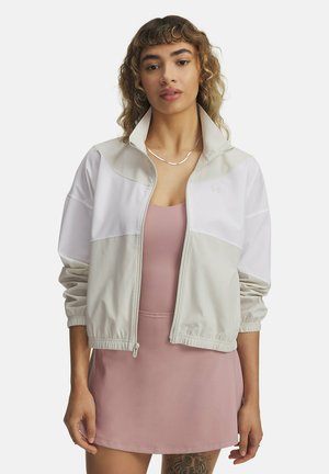 Under Armour RIVAL WOVEN - Trainingsjacke - summit white