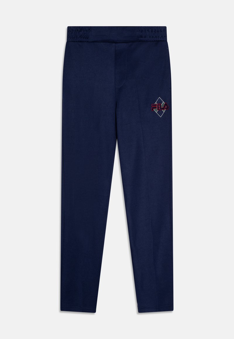 Fila TEUCHERN TRAPERED TRACK PANTS UNISEX - Παντελόνι φόρμας - medieval blue