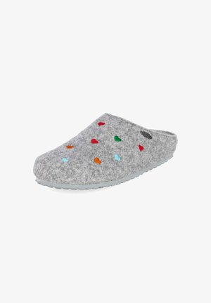 SUPERSOFT, SUPERSOFT 522408000/258 DAMEN PANTOFFELN FILZ IN GREY - Slippers - hellgrau
