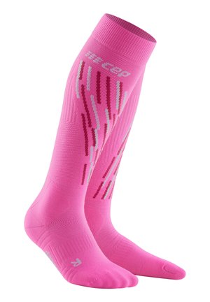 CEP SKI THESKI THERMO COMPRESSION - SPORTS SOCKS - Sports socks - pink/flash pink