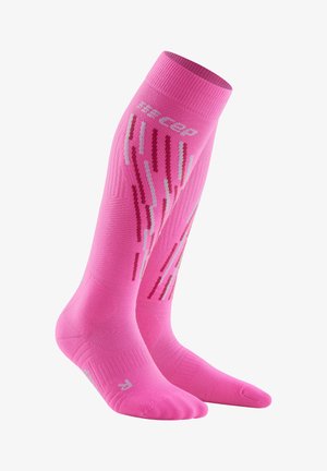 CEP SKI THESKI THERMO COMPRESSION - SPORTS SOCKS - Sports socks - pink/flash pink