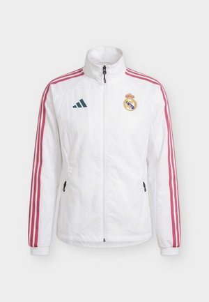adidas Performance, REAL MADRID HOME ANTHEM JACKET - Ρούχα για κλαμπ - white