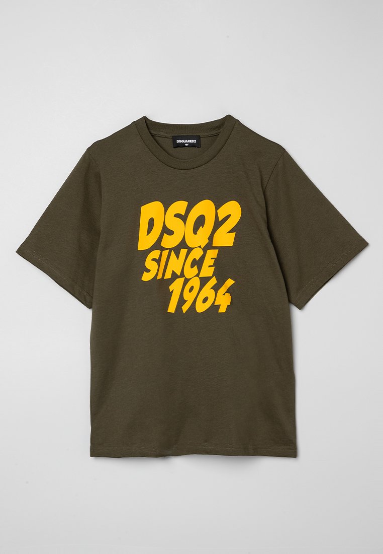 Dsquared2 T-shirt print groen Dsquared2 T-shirt print groen