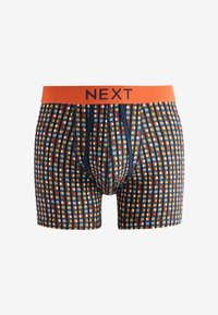 Next A FRONTS 10 PACK - Boxer alsónadrág - navy blue orange spot stripe