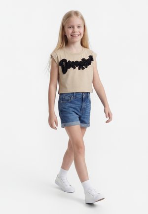 Dsquared2 Tričko s potlačou - beige