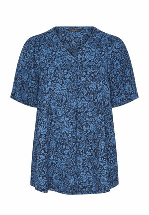 Evans, PLUS SIZE SHORT SLEEVE TOPS - T-shirts print - dark blue