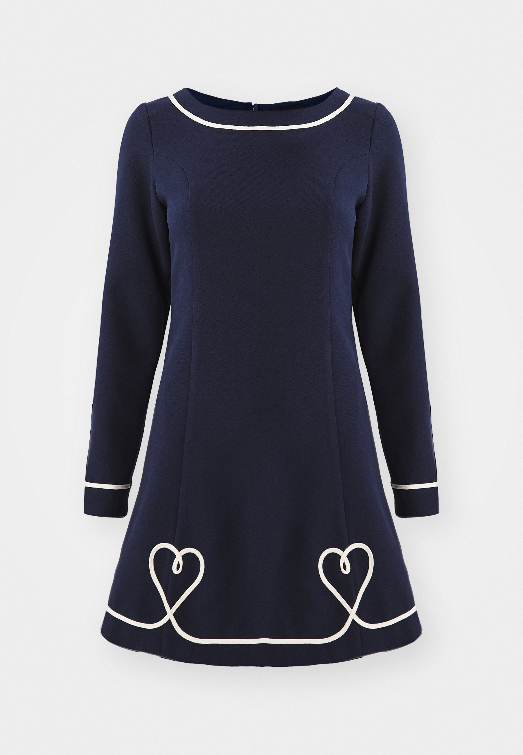 Sister Jane HARBOUR HEARTS MINI DRESS - Shift dress - navy/dark