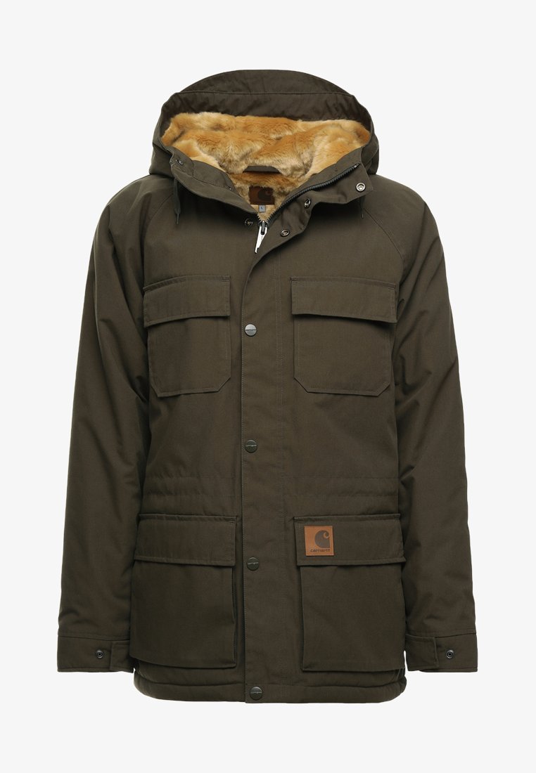 Carhartt Wip Mentley Winter Jacket Cypress Olive Zalando Co Uk