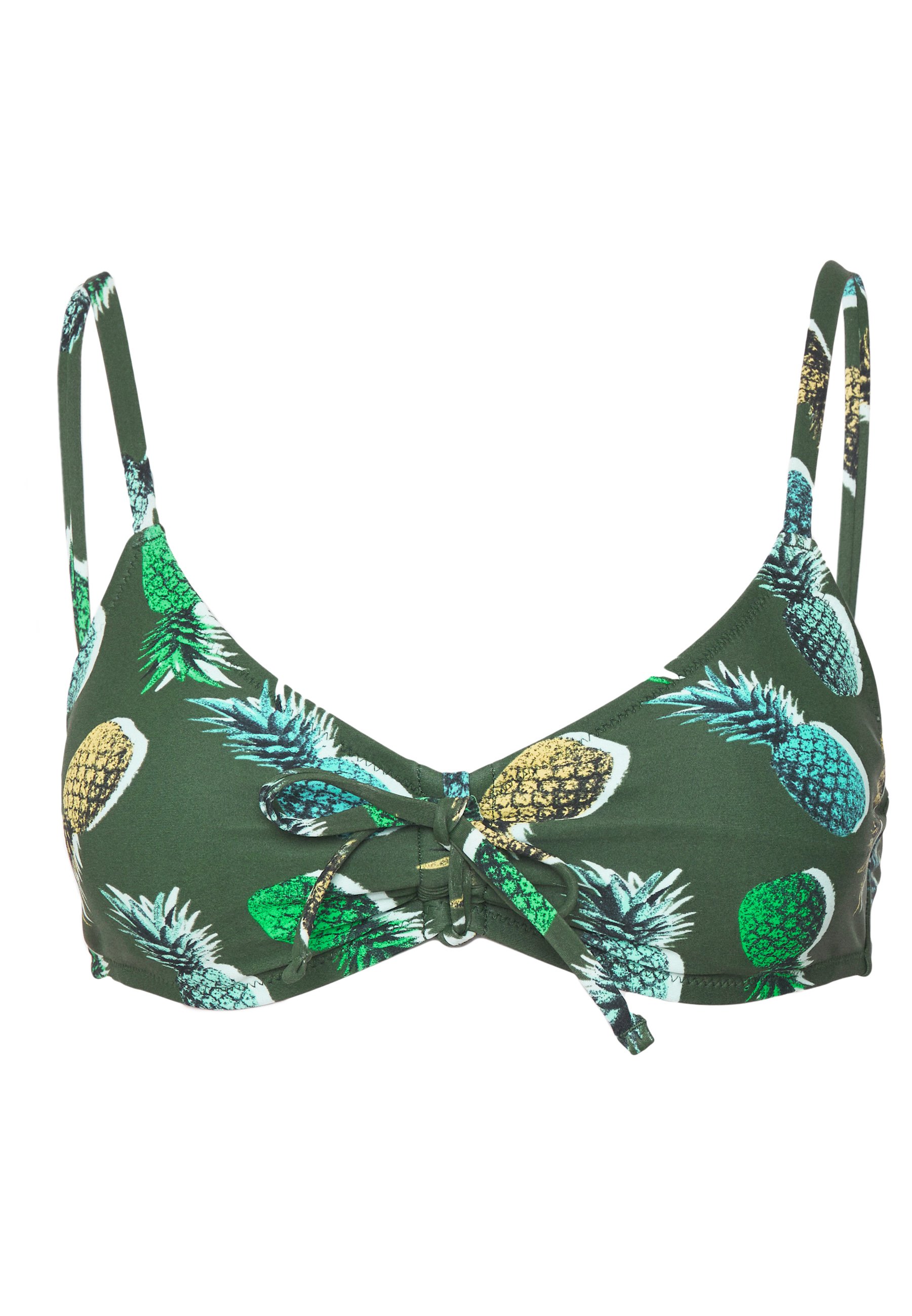 aerie ruched triangle bikini top