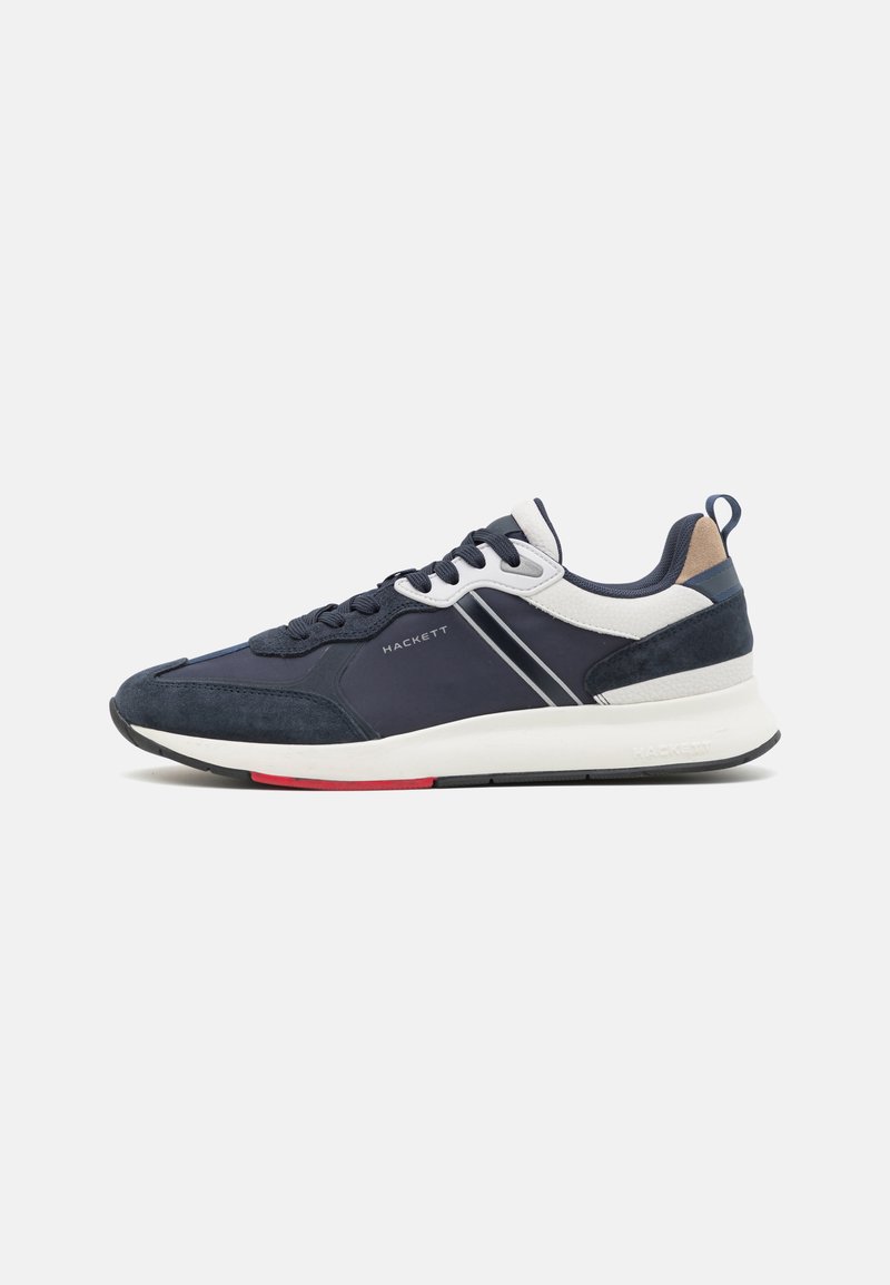 Hackett London Hunt Mens Navy Trainers