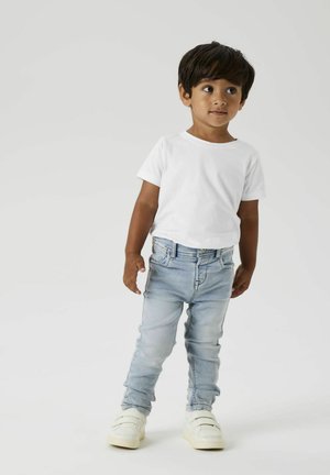 Vaqueros slim fit - light blue bleached denim