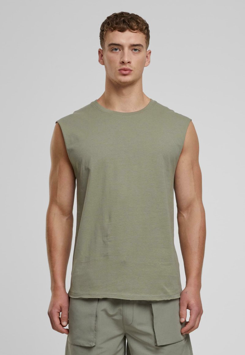 Urban Classics OPEN EDGE SLEEVELESS - Top - paleolive