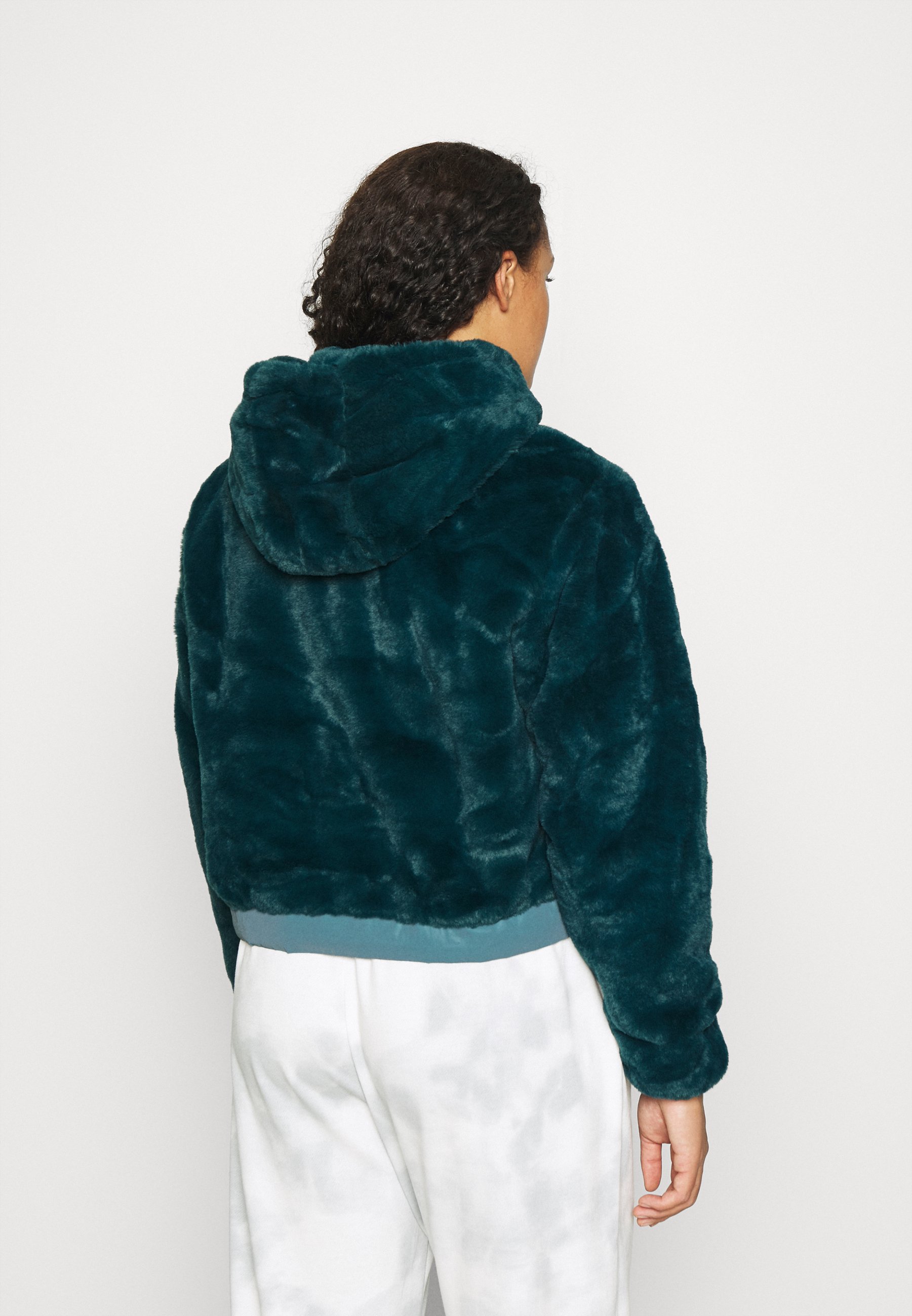 ellesse red fur jacket