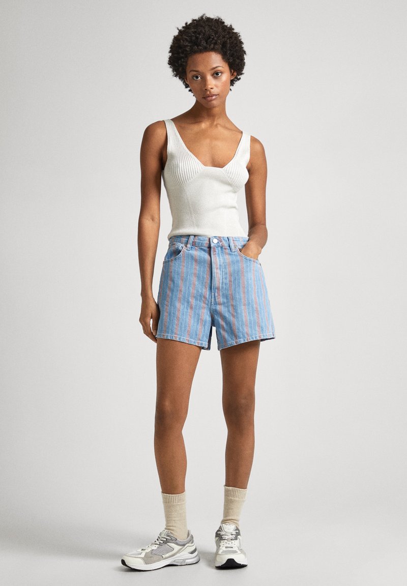 Pepe Jeans Jeansshort blauw denim/bluedenim