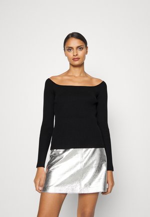 EVERLY SCOOP - Jumper - black