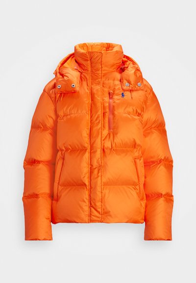 Polo Ralph Lauren WATER REPELLENT QUILTED DOWN JACKET - Down jacket - orange