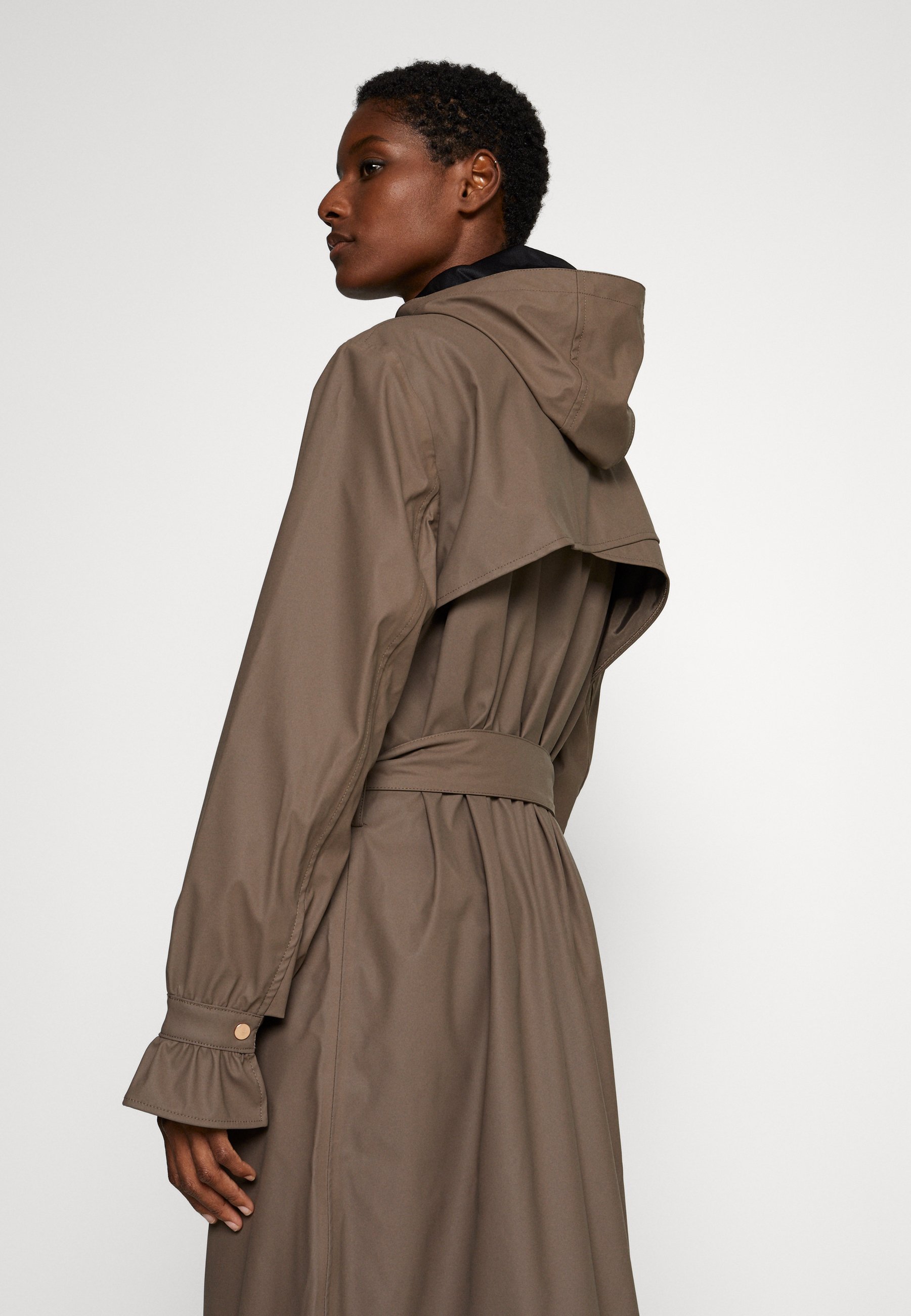 cream waterproof jacket