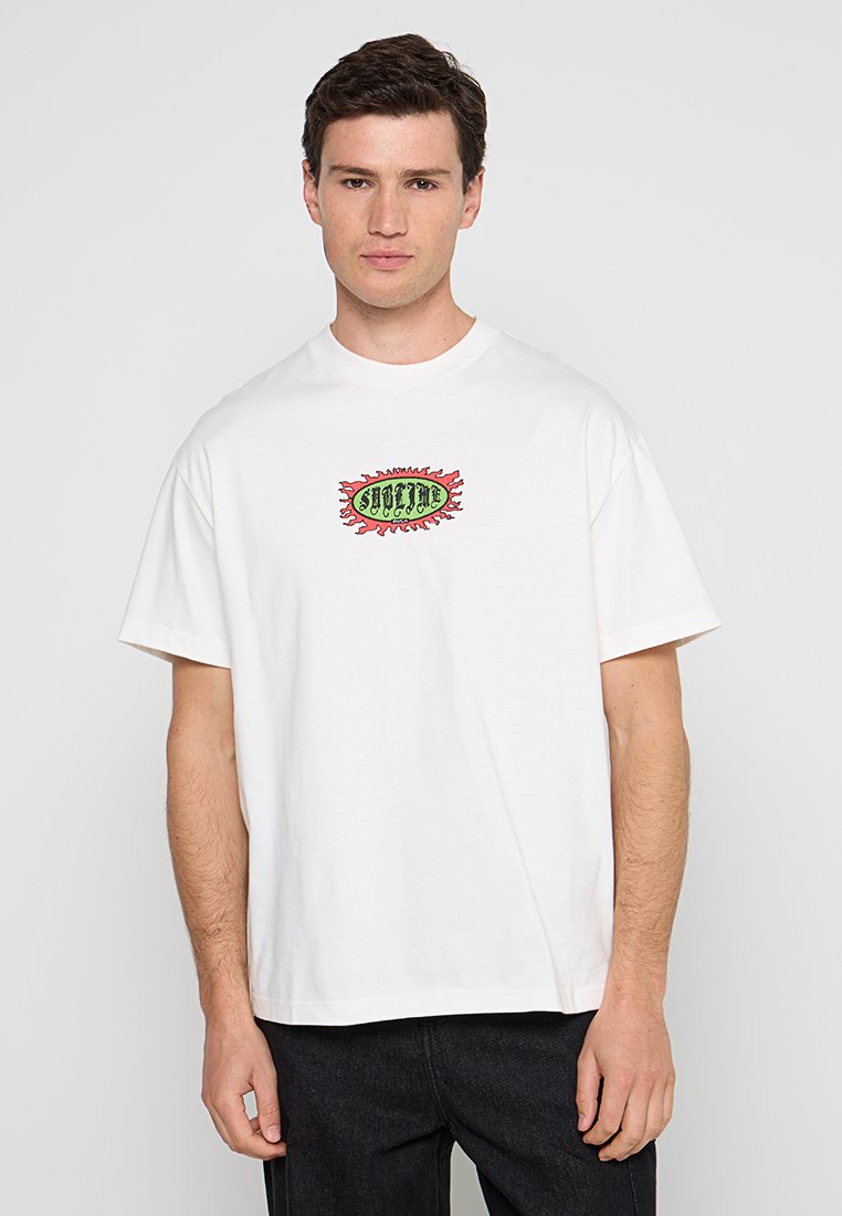 RVCA T-shirt print donkerblauw