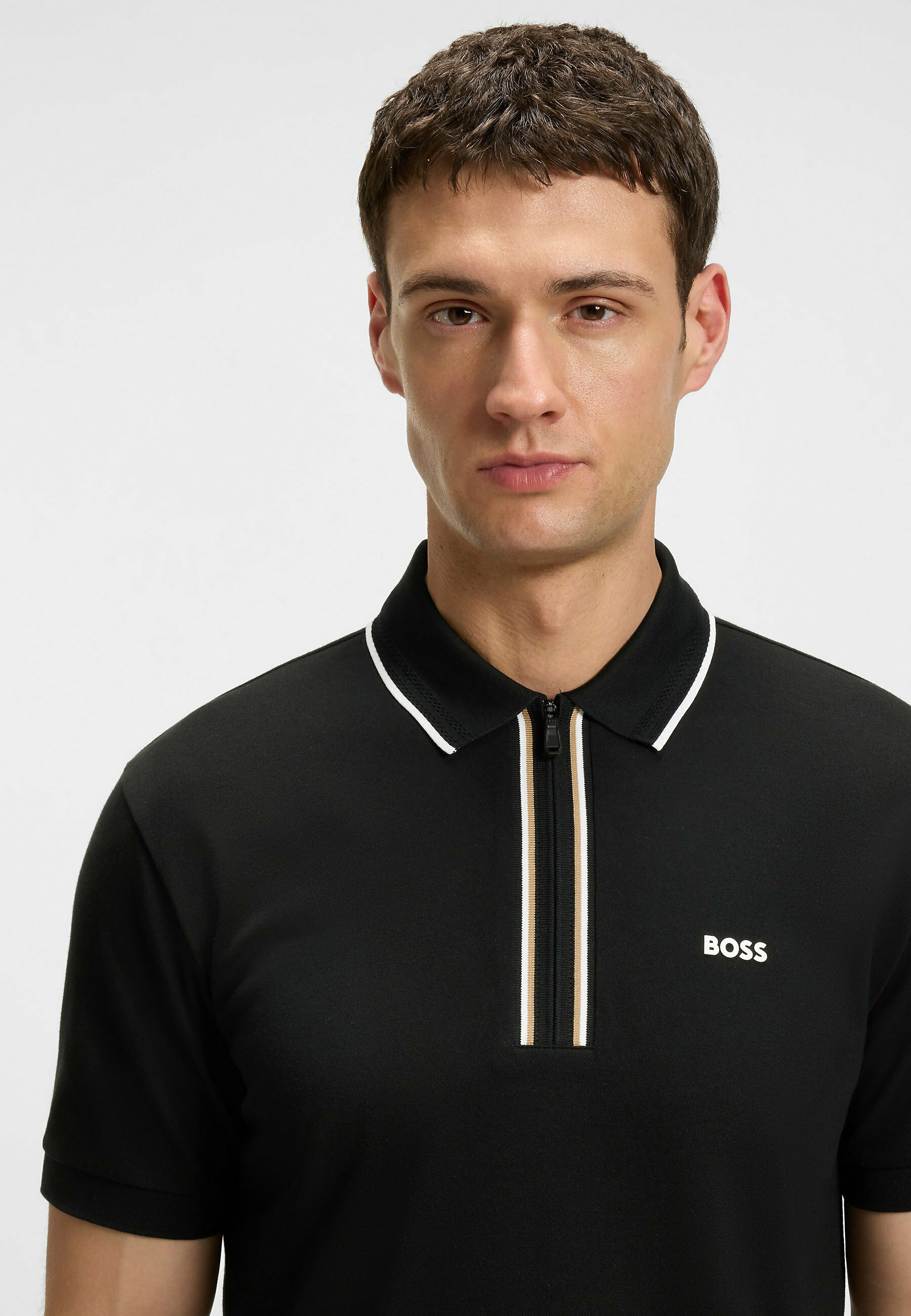 BOSS PHILIX GOC - Polo shirt - black one/black - Zalando.co.uk