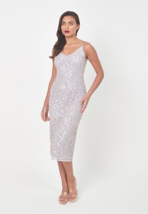 BEAUUT EMBELLISHED SEQUINS MIDI  - Cocktailjurk - lilac