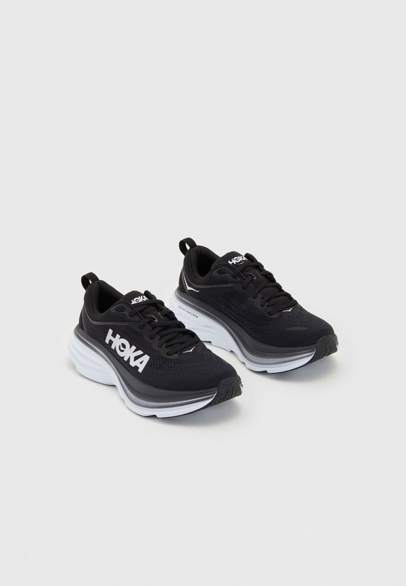 HOKA - BONDI 8 - Nøytrale løpesko - black/white, Forstørre