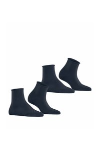 Esprit BASIC PURE 2-PACK - Socken - space blue
