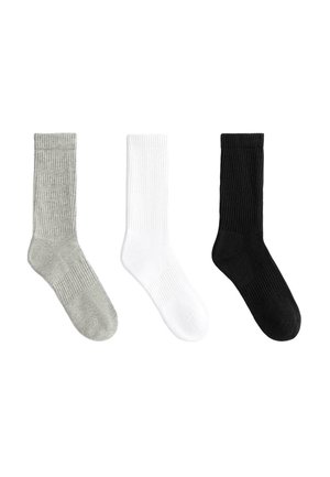 3 PACK - Urheilusukat - mottled grey