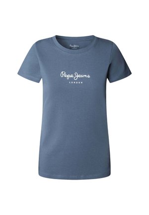 Pepe Jeans NEW VIRGINIA SS  - T-shirt med print - drill blue