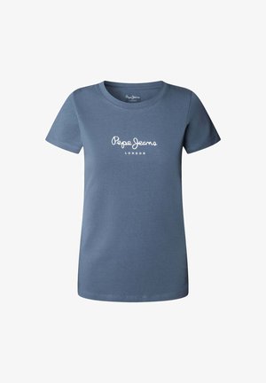 Pepe Jeans NEW VIRGINIA - T-shirt con stampa - drill blue