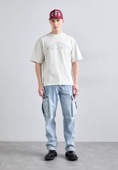 DSQUARED2 ICON LOOSE FIT TEE - T-shirts print - offwhite