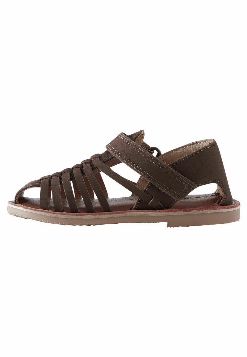 Next LEATHER CLOSED TOE SANDALS  - REGULAR FIT - Sandále na chodenie - chocolate brown