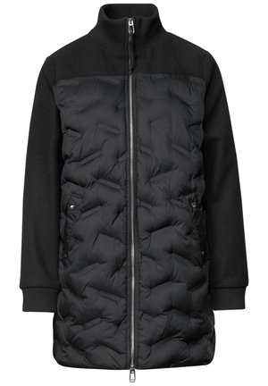 Street One, STRUKTURMIX JACKE MIT GEKLEBTER STEPPUNG - Manteau d'hiver - black
