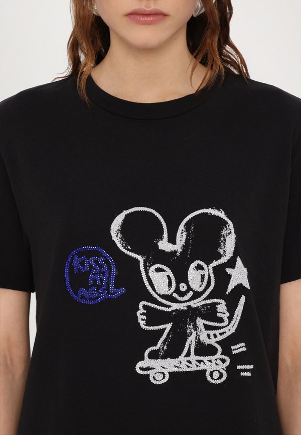 EDWIN HAPPY MOUSE - Print T-shirt4