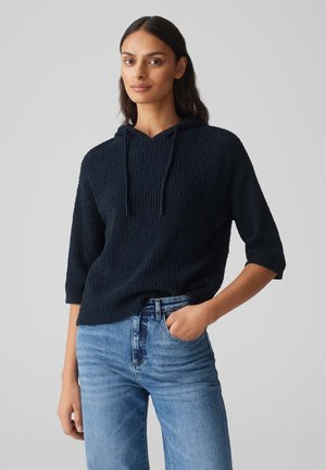 Kapuzenpullover - coal blue