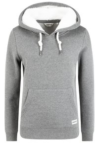 OXBINNA - Hættetrøje - grey melange