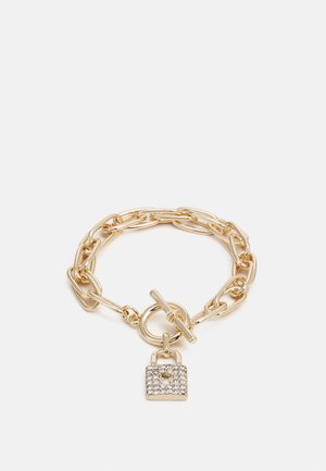 CHUNKY PAVE PADLOCK - Bracelet - gold-coloured