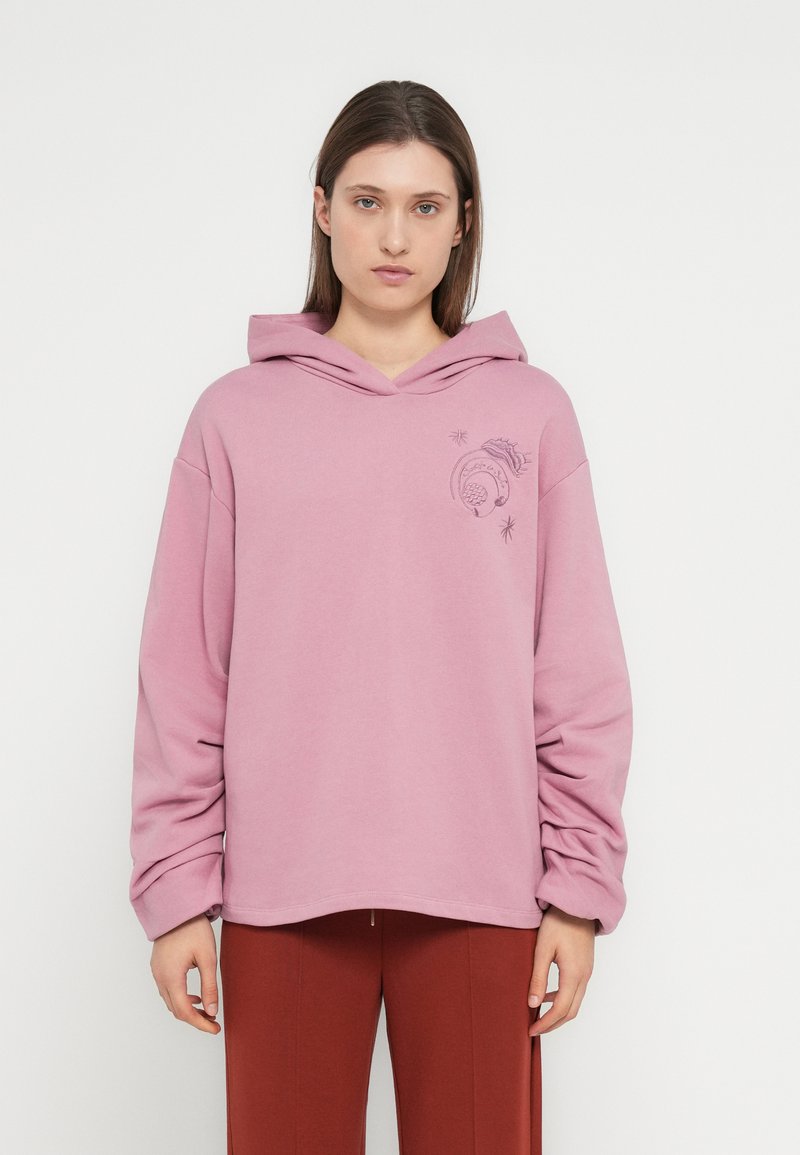 Scotch & Soda Hoodie donkerroze