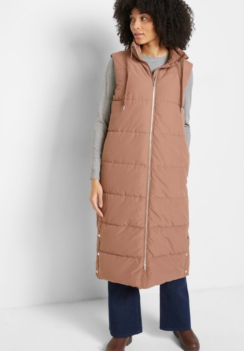 zalando lange weste damen