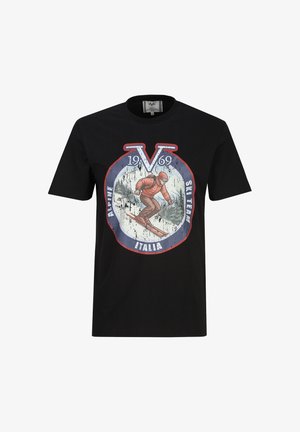 19V69 Italia, 19V69 ITALIA T-SHIRT RAFAEL WINTERSPORTS - T-shirt print - black