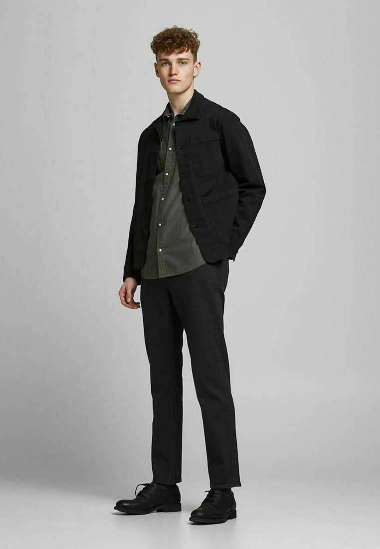 Herren Skinny Fit | Jack & Jones CLARK ORIGINAL CJ Jeans Slim Fit black denim - AE12069 Herren Skinny Fit | Jack & Jones CLARK ORIGINAL CJ Jeans Slim Fit black denim - AE12069