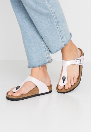 GIZEH - T-bar sandals - graceful rose