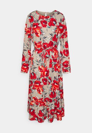 VIDOTTIES MIDI DRESS - Day dress - humus/red