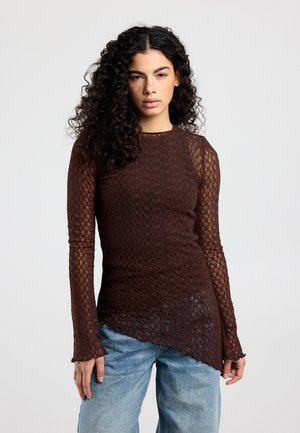 Longsleeve - dark-brown