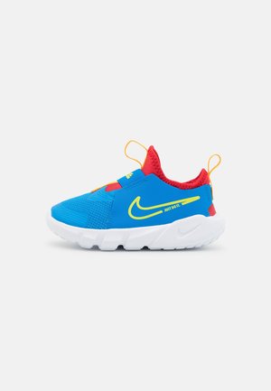 Nike Performance FLEX RUNNER 2 UNISEX - Laufschuh Straße - photo blue/atomic green/university red/university gold