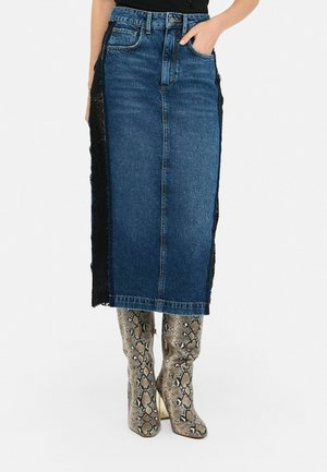 Jeansrok - denim blue